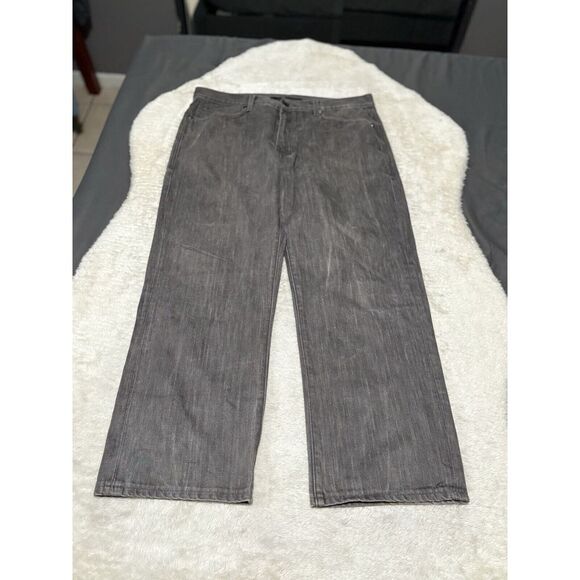 Sean John Y2K Loose Gray Denim Washed Jeans Size 38x30 Hamilton Pants‎ - Picture 1 of 8